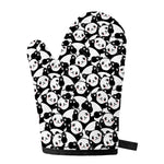 Cute Happy Panda Pattern Print Single Oven Mitt