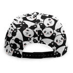 Cute Happy Panda Pattern Print Snapback Cap