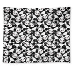 Cute Happy Panda Pattern Print Tapestry