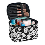 Cute Happy Panda Pattern Print Travel Makeup Bag