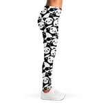 Cute Happy Panda Pattern Print Women's Leggings