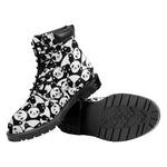 Cute Happy Panda Pattern Print Work Boots