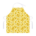 Cute Honey Bee Pattern Print Adjustable Apron