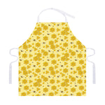 Cute Honey Bee Pattern Print Adjustable Apron