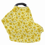 Cute Honey Bee Pattern Print Baby Seat Cover