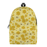 Cute Honey Bee Pattern Print Backpack