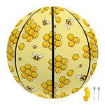Cute Honey Bee Pattern Print Basketball