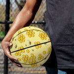 Cute Honey Bee Pattern Print Basketball