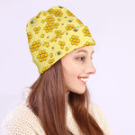 Cute Honey Bee Pattern Print Beanie