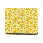 Cute Honey Bee Pattern Print Bifold Wallet