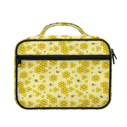 Cute Honey Bee Pattern Print Briefcase Bible Bag