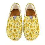 Cute Honey Bee Pattern Print Casual Shoes