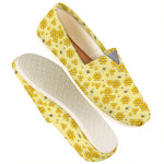 Cute Honey Bee Pattern Print Casual Shoes