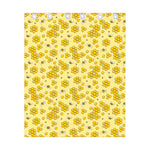 Cute Honey Bee Pattern Print Curtain