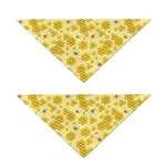 Cute Honey Bee Pattern Print Dog Bandana