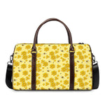 Cute Honey Bee Pattern Print Duffle Bag