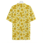 Cute Honey Bee Pattern Print Hawaiian Shirt