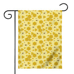 Cute Honey Bee Pattern Print House Flag