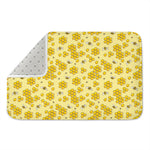 Cute Honey Bee Pattern Print Indoor Door Mat