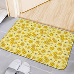 Cute Honey Bee Pattern Print Indoor Door Mat