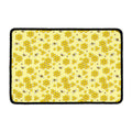 Cute Honey Bee Pattern Print Kitchen Mat