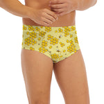 Cute Honey Bee Pattern Print Men's Briefs