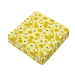 Cute Honey Bee Pattern Print Outdoor Seat Cushion Cover