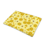 Cute Honey Bee Pattern Print Pet Cooling Mat Cover