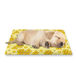 Cute Honey Bee Pattern Print Pet Cooling Mat Cover