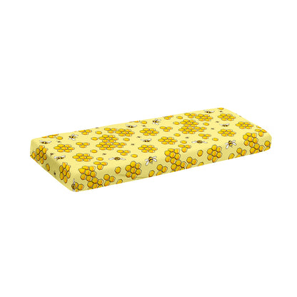Cute Honey Bee Pattern Print Piano Keyboard Cover