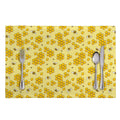 Cute Honey Bee Pattern Print Placemat