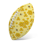 Cute Honey Bee Pattern Print Rugby Ball