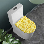 Cute Honey Bee Pattern Print Toilet Lid Cover