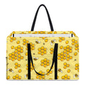 Cute Honey Bee Pattern Print Utility Tote Bag