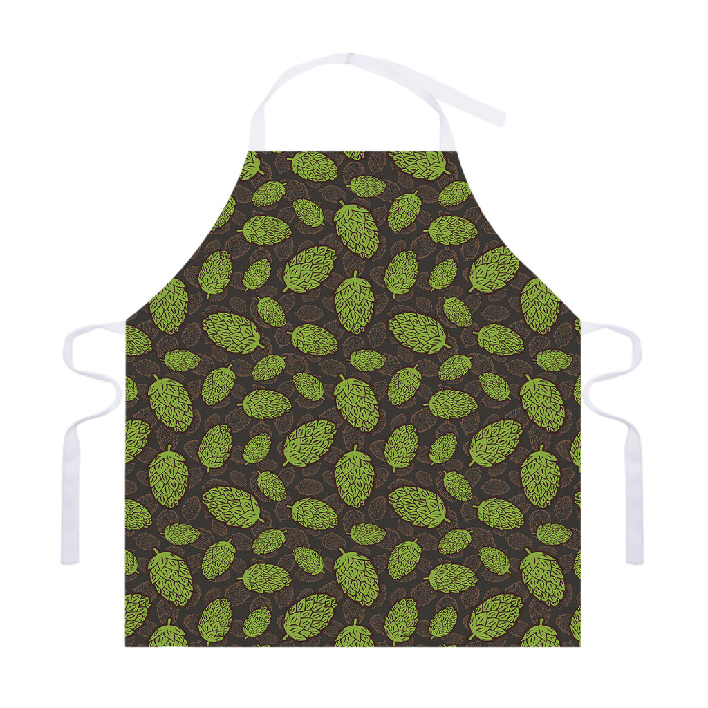 Cute Hop Cone Pattern Print Adjustable Apron