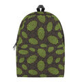 Cute Hop Cone Pattern Print School Backpack