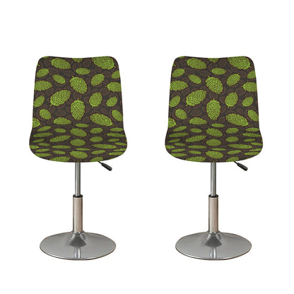Cute Hop Cone Pattern Print Bar Stool Covers