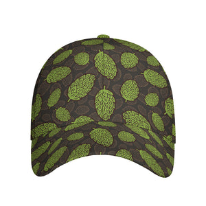 Cute Hop Cone Pattern Print Baseball Cap