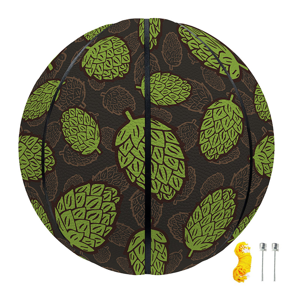 Cute Hop Cone Pattern Print Basketball