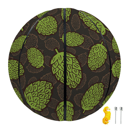 Cute Hop Cone Pattern Print Basketball