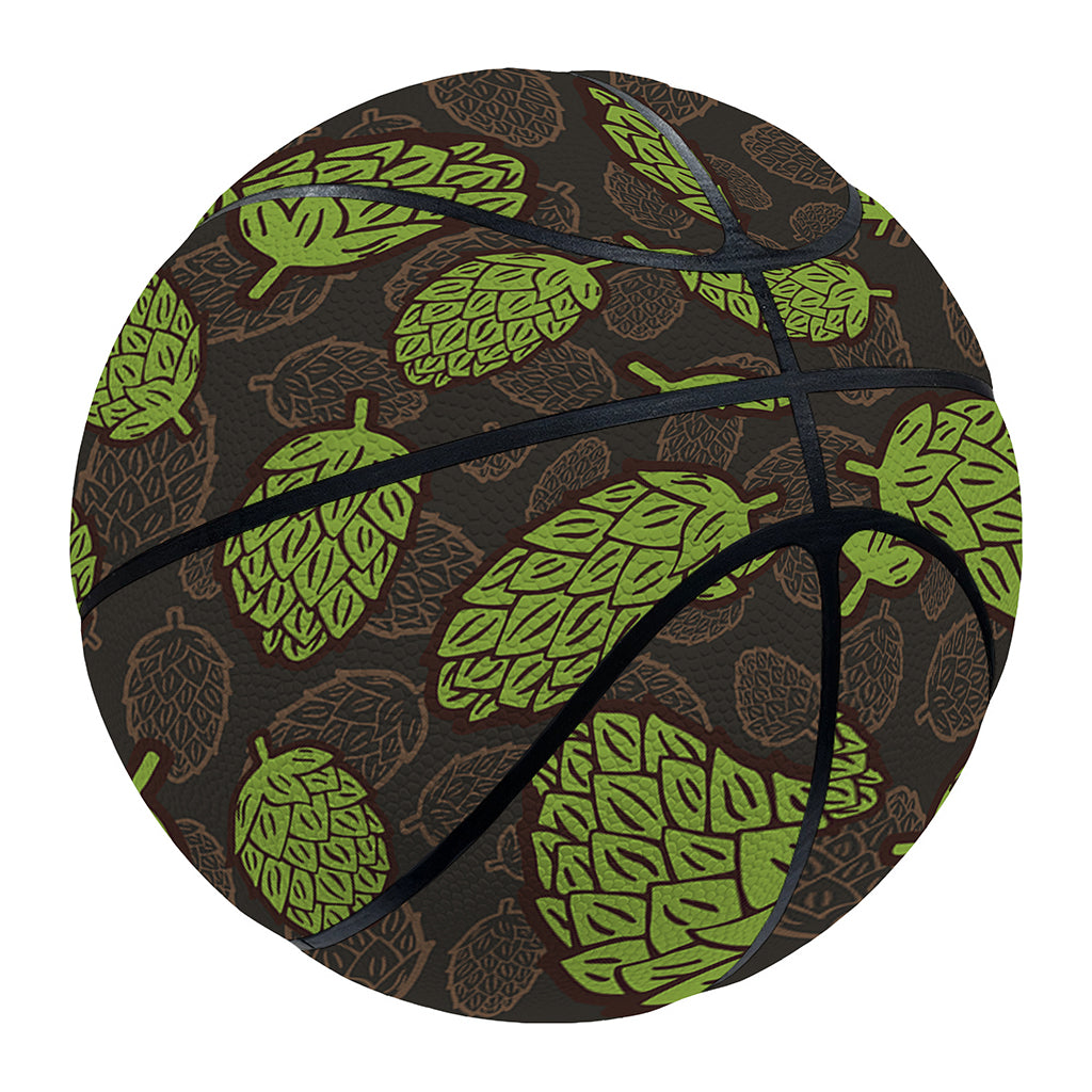 Cute Hop Cone Pattern Print Basketball