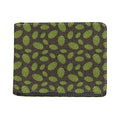 Cute Hop Cone Pattern Print Bifold Wallet