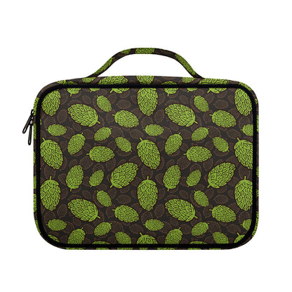 Cute Hop Cone Pattern Print Briefcase Bible Bag
