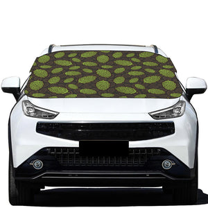 Cute Hop Cone Pattern Print Car Windshield Snow Cover