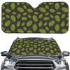 Cute Hop Cone Pattern Print Car Windshield Sun Shade