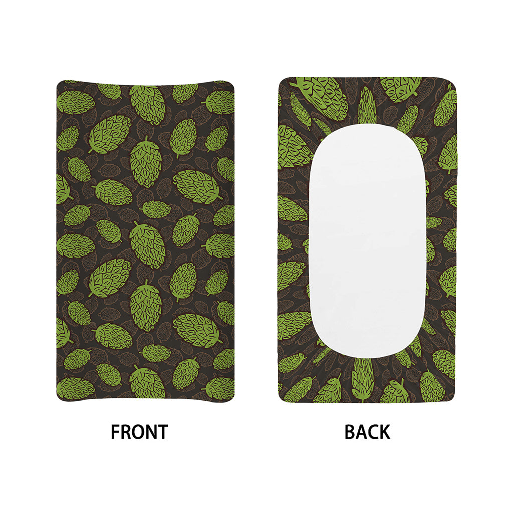 Cute Hop Cone Pattern Print Changing Pad Cover