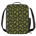 Cute Hop Cone Pattern Print Crossbody Lunch Bag