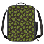 Cute Hop Cone Pattern Print Crossbody Lunch Bag