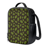 Cute Hop Cone Pattern Print Crossbody Lunch Bag
