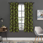 Cute Hop Cone Pattern Print Curtain